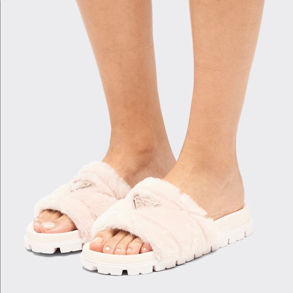 PRADA shearling slides - Picture 2 of 2